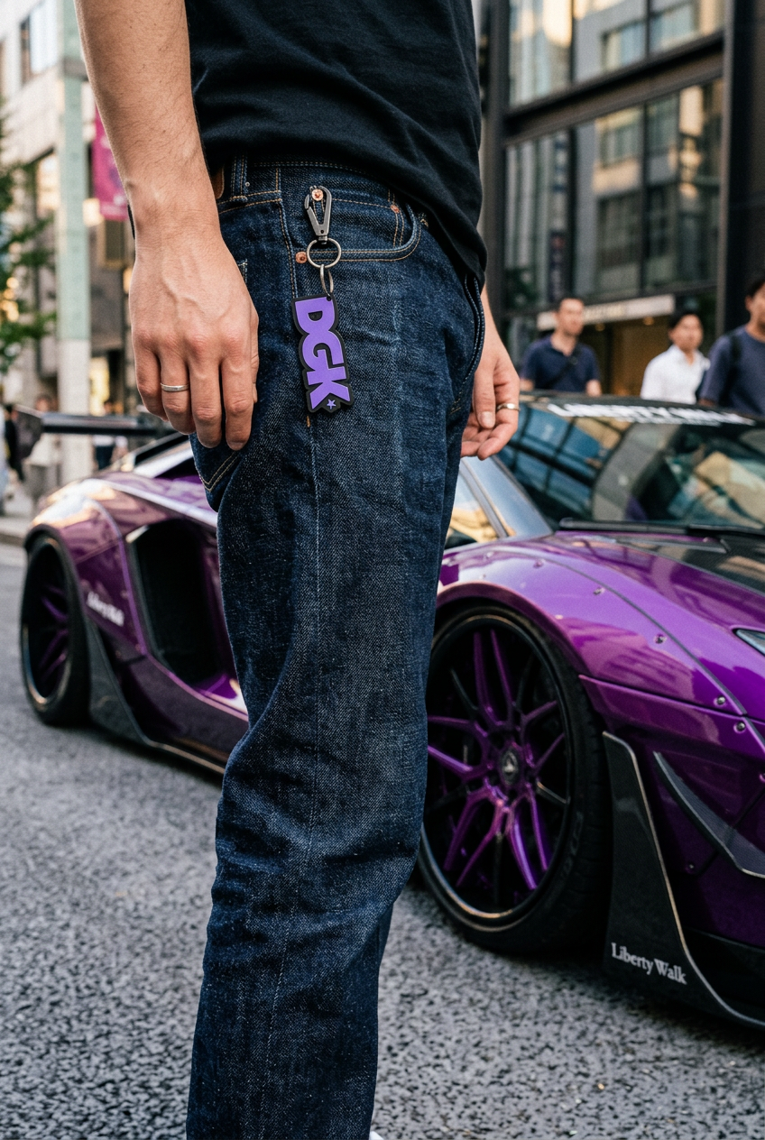 DGK KEYCHAIN PURPLE