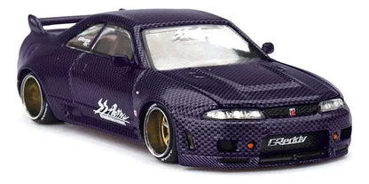 Nissan Skyline R33  Active Carbon Purple - Kaido House #163 1:64