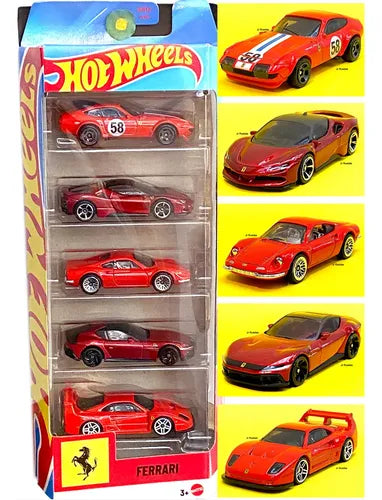 Hot Wheels 1:64 Basic 5 Pack Set 2026 Ferrari