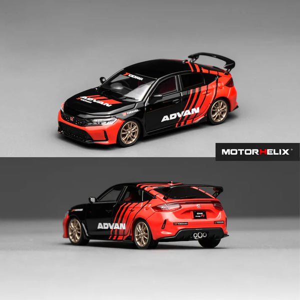 Motorhelix 1/64 Honda Civic TYPE R (FL5) Advan Livery with MF10 Wheels M65341