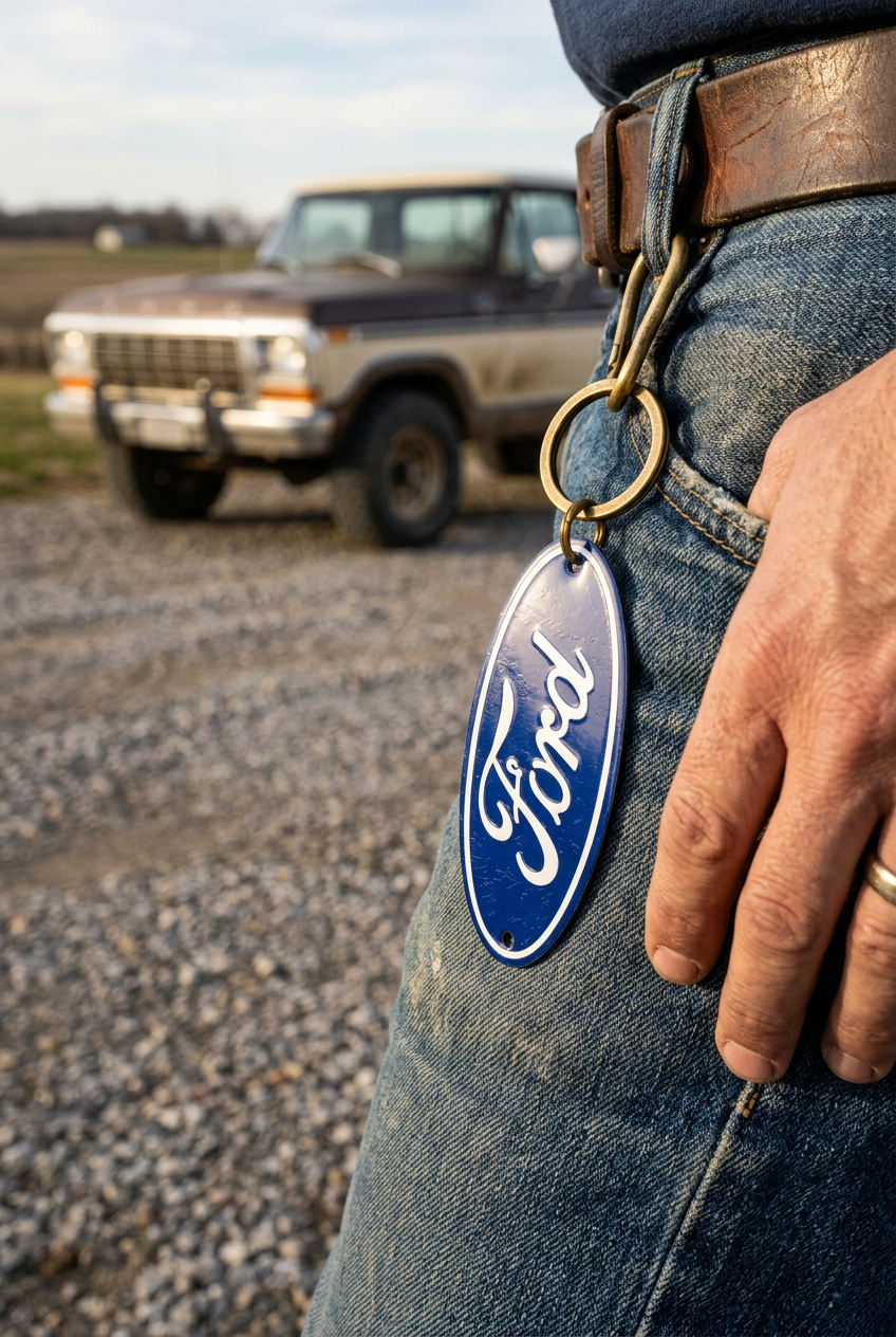 Ford logo Keychain