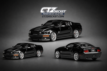 Ford Mustang Shelby GT500 Super Snake 2007 BLACK GL-1251006C Motorhelix x Greenlight 1:64