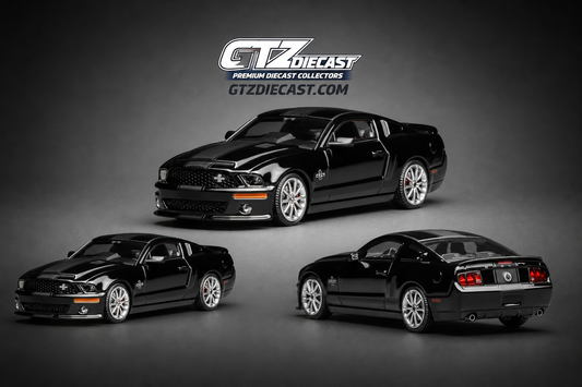 Ford Mustang Shelby GT500 Super Snake 2007 BLACK GL-1251006C Motorhelix x Greenlight 1:64