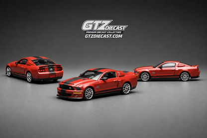 Motorhelix x Greenlight 1/64 Ford Mustang Shelby GT500 2007 RED GL-1251005A Motorhelix x Greenlight 1:64