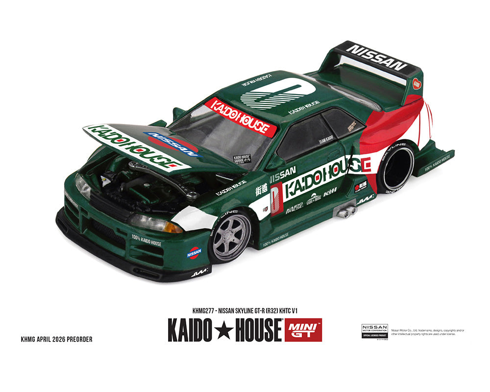 (Preorder) Kaido House x Mini GT Nissan Skyline GT-R (R32) KHTC V1 – Green