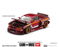 (Preorder) Kaido House x Mini GT Nissan Skyline GT-R (R34) TAMIYA x KAIDO HOUSE “The Hornet” V2 – M. Red Carbon