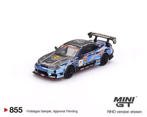 Mini GT 164 Japan Exclusive Nissan Silvia (S15) D-MAX #70 D-MAX Racing 2023 D1 Grand Prix Limited Edition