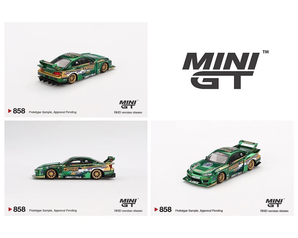 Mini GT #858 1:64 Nissan LB-Super Silhouette S15 SILVIA LBWK 2024 Fausto Racing