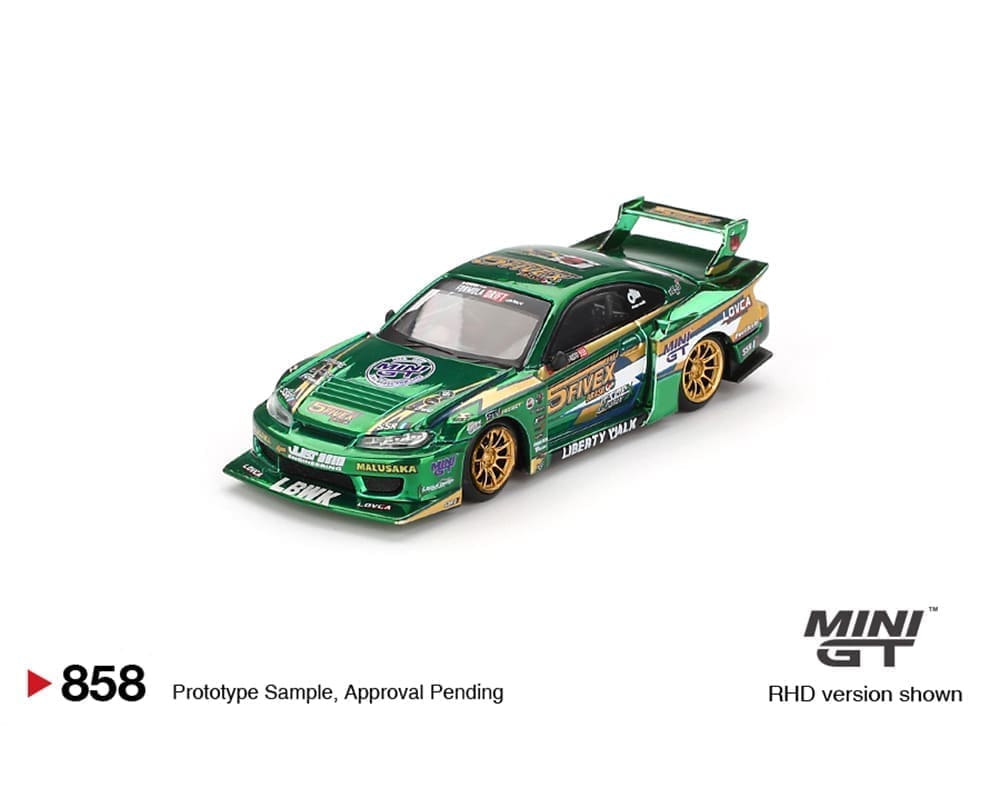 Mini GT #858 1:64 Nissan LB-Super Silhouette S15 SILVIA LBWK 2024 Fausto Racing