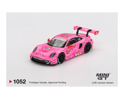 Mini GT 164 Porsche 911 GT3 R #77 AO Racing 2024 IMSA ROAD AMERICA – Mijo Exclusives