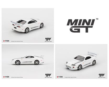 Mini GT #1104 1:64 Toyota Supra VeilSide Combat V-I – White