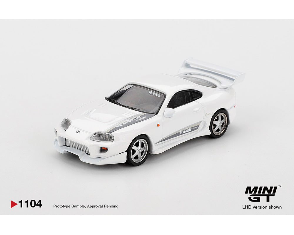 Mini GT #1104 1:64 Toyota Supra VeilSide Combat V-I – White