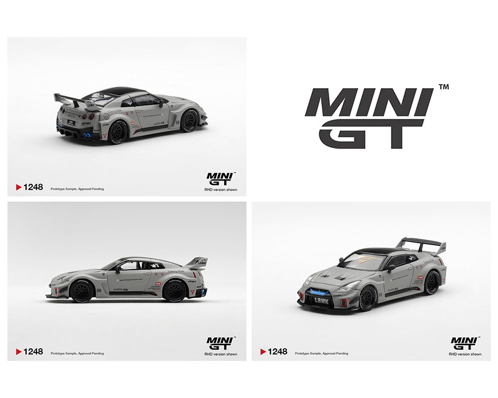 Mini GT 1:64 NISSAN LB-Silhouette WORKS GT 35GT-RR Ver.1 – Matt Grey – Limited Edition #1248