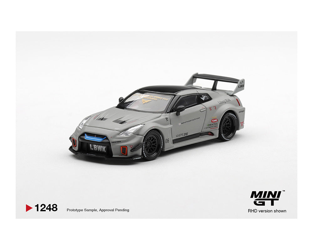 Mini GT 1:64 NISSAN LB-Silhouette WORKS GT 35GT-RR Ver.1 – Matt Grey – Limited Edition #1248
