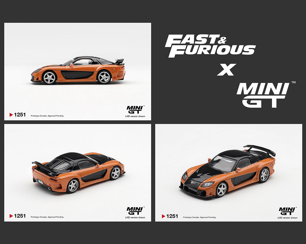 (Preorder) Mini GT 1:64 Mazda RX-7 VeilSide Fortune “The Fast and the Furious Tokyo Drift” Han Seoul-Oh- Limited Edition