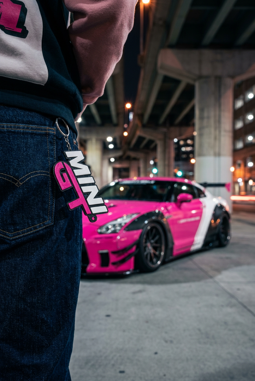 MINI GT KEYCHAIN / PINK