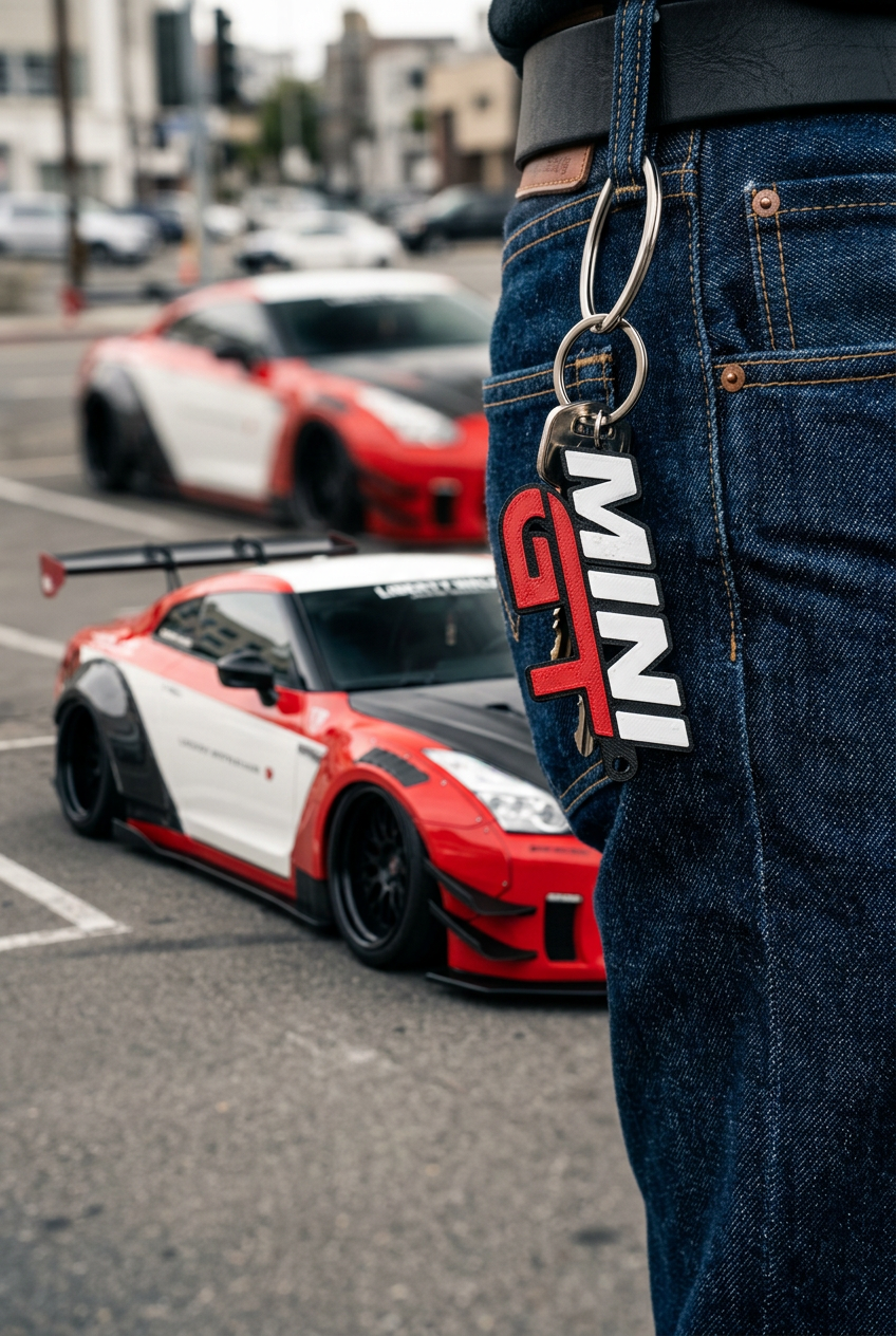 MINI GT KEYCHAIN / RED