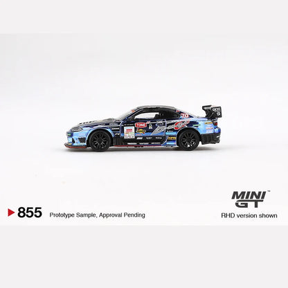 Mini GT #855 1:64 Japan Exclusive Nissan Silvia (S15) D-MAX #70 D-MAX Racing 2023 D1 Grand Prix Limited Edition