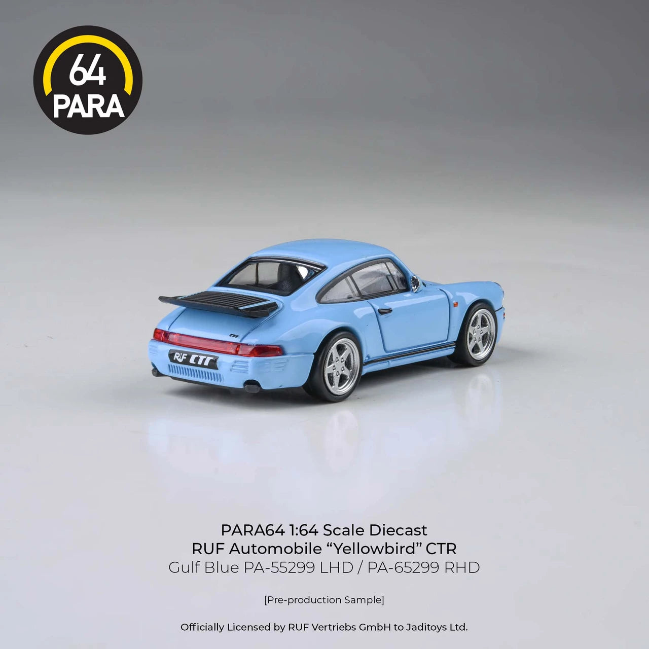 PARA64 1/64 RUF CTR 1987 Gulf Blue LHD PA-55299