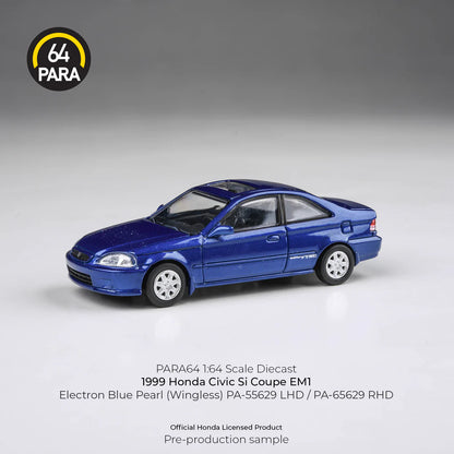 PARA64 164 1999 Honda Civic EM1 Electron Blue Pearl LHD (wingless) PA-55629