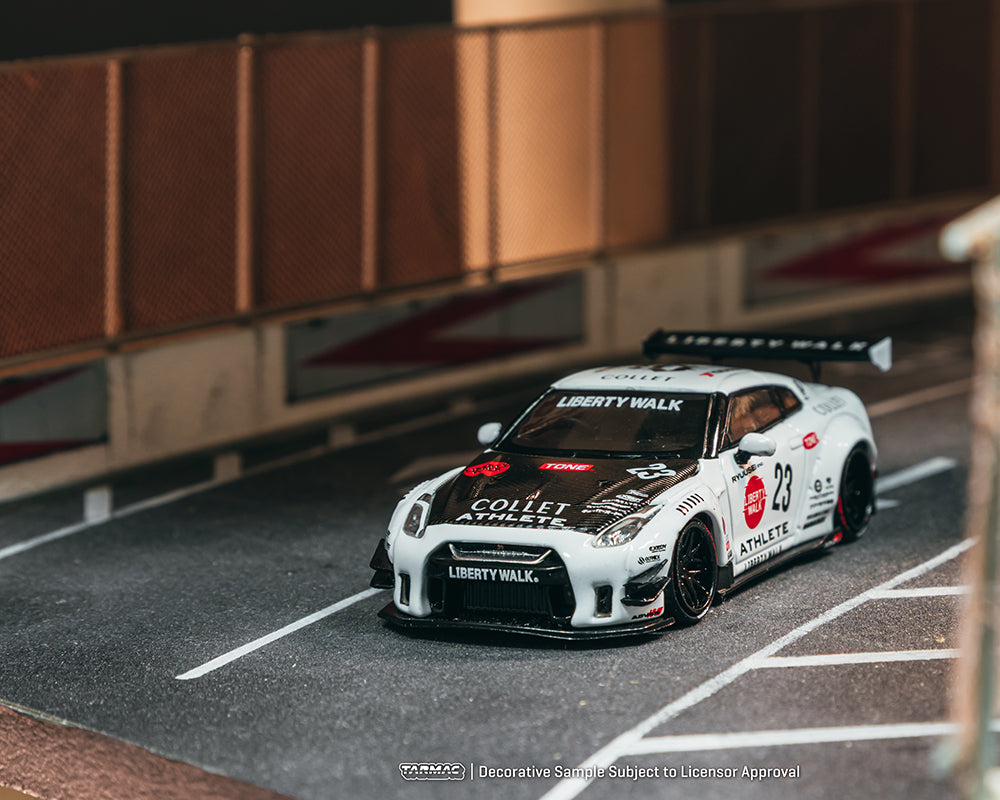 (Preorder) Tarmac Works 1:64 LB-WORKS NISSAN GT-R R35 type 2 With Oil Can – White