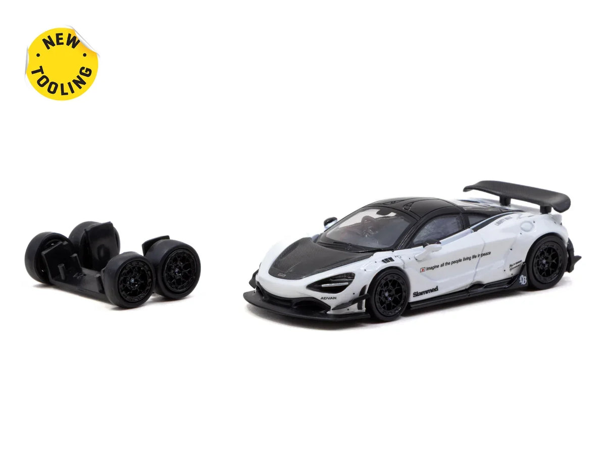 (COMING SOON)  TARMAC COLLAB64 1/64 LB-WORKS 720S White T64-106-WH