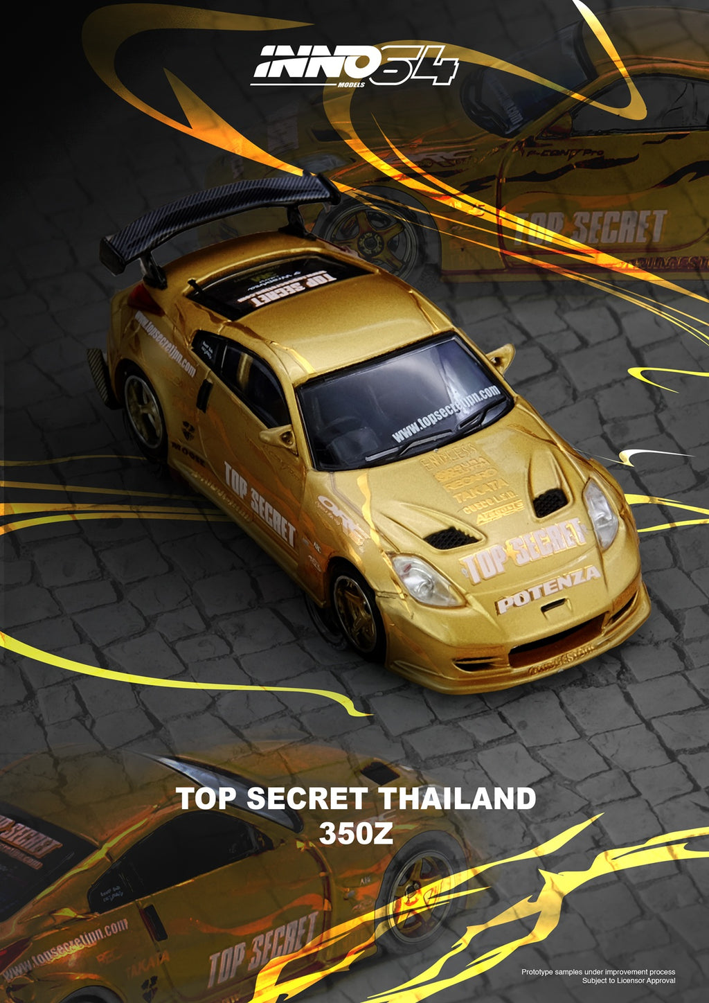 (PRE-ORDER) INNO64 1/64 TOP SECRET THAILAND 350Z