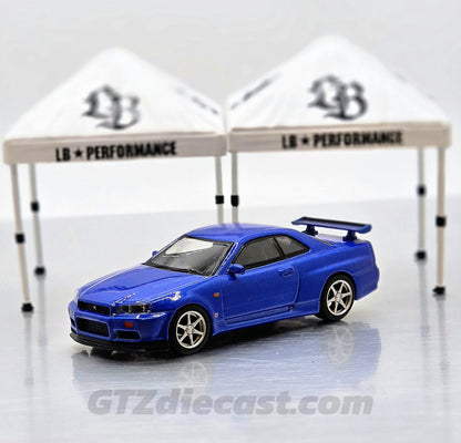 #759 Nissan Skyline GT-R(R34) V-Spec Bayside Blue