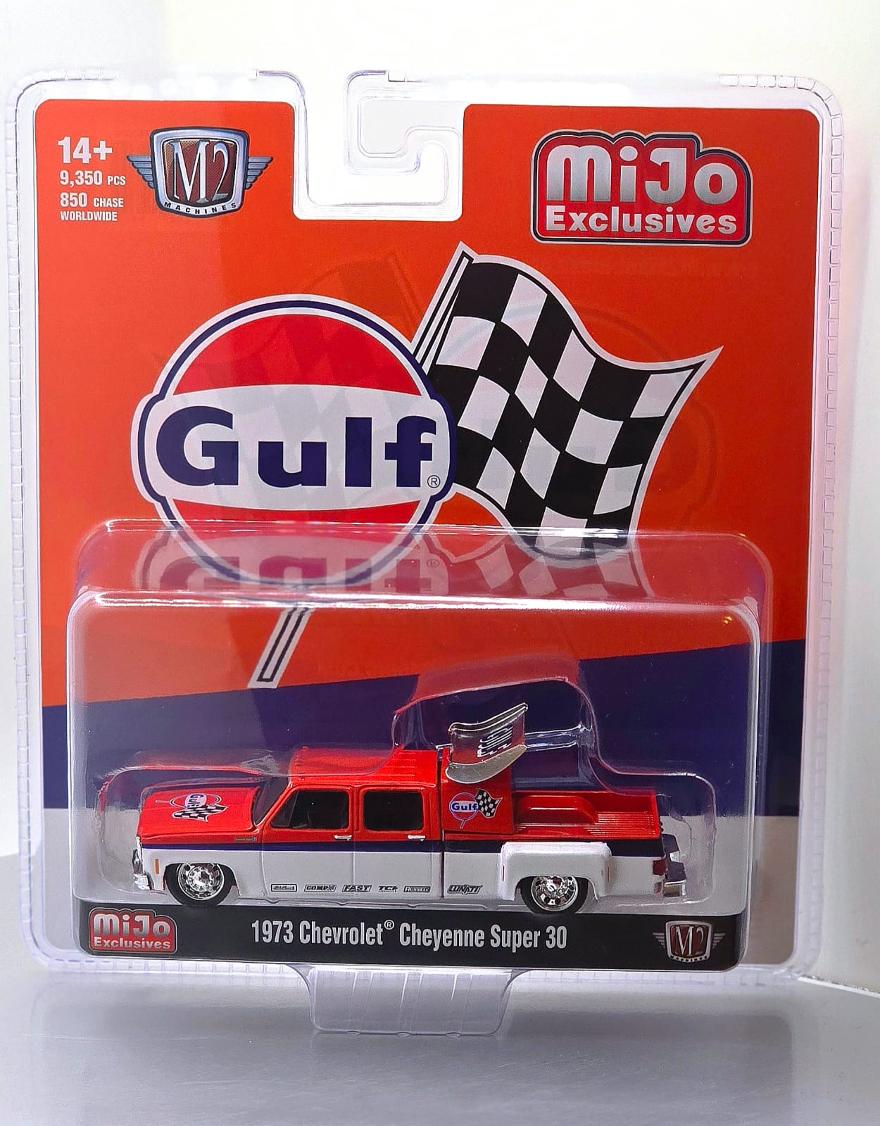 1973 CHEVROLET CHEYENNE SUPER 30 DUALLY GULF SQUAREBODY TRUCK