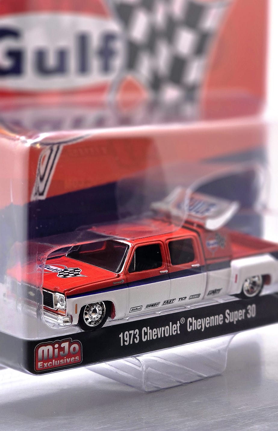 1973 CHEVROLET CHEYENNE SUPER 30 DUALLY GULF SQUAREBODY TRUCK