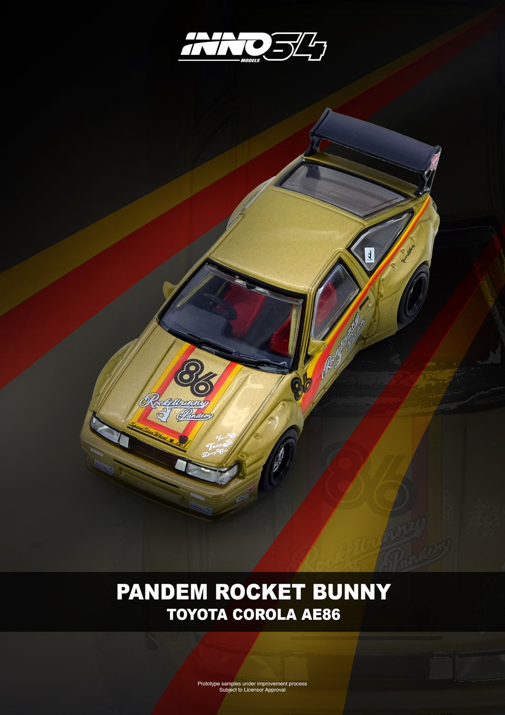(PRE-ORDER) INNO64 1/64 PANDEM ROCKET BUNNY AE86 Levin