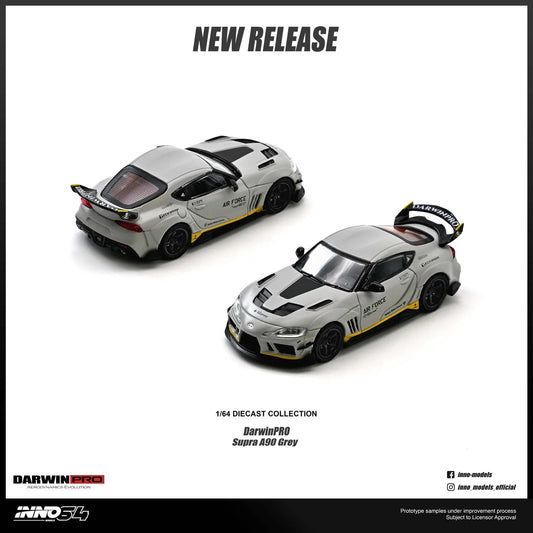 INNO64 1/64 TOYOTA SUPRA A90 "DarwinPRO" Matt Grey IN64-A90DP-MGRAY
