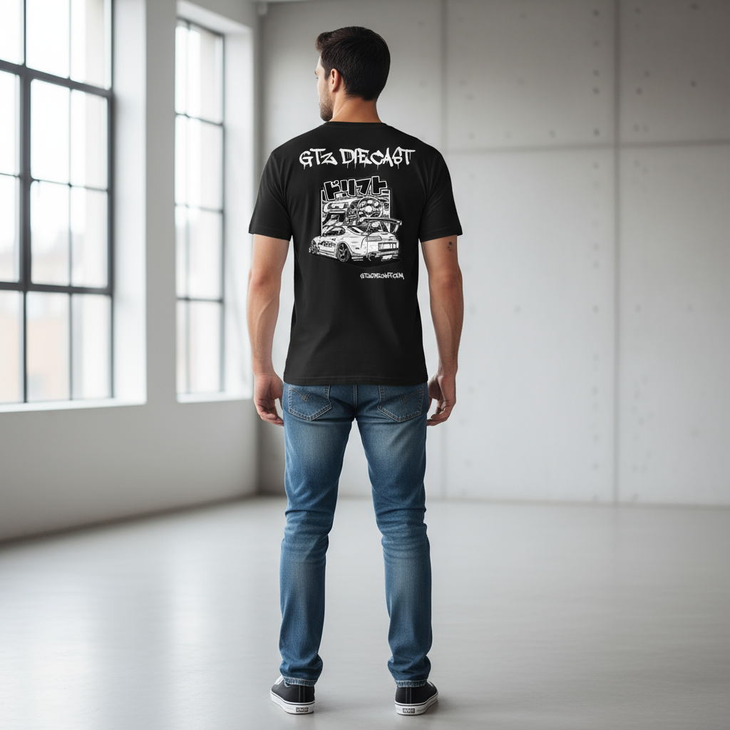 GTZ diecast Supra T-Shirt - Back View