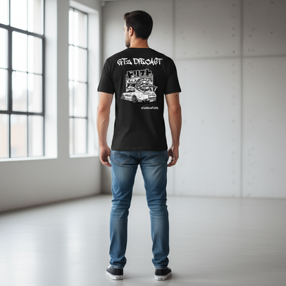 GTZ diecast Supra T-Shirt - Back View