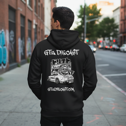 GTZ Supra Hoodie Black - Back View
