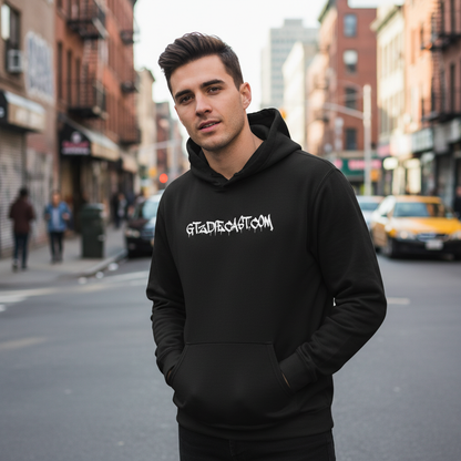 GTZ Supra Hoodie Black - Front View