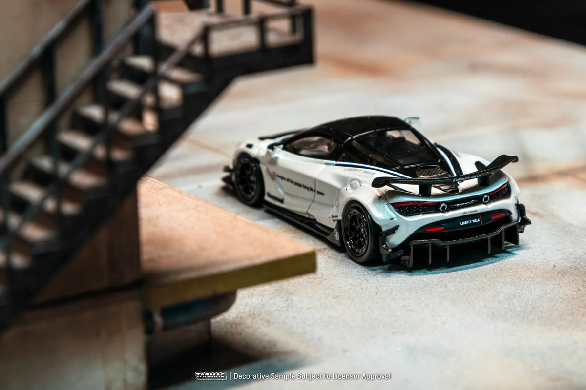 (COMING SOON)  TARMAC COLLAB64 1/64 LB-WORKS 720S White T64-106-WH