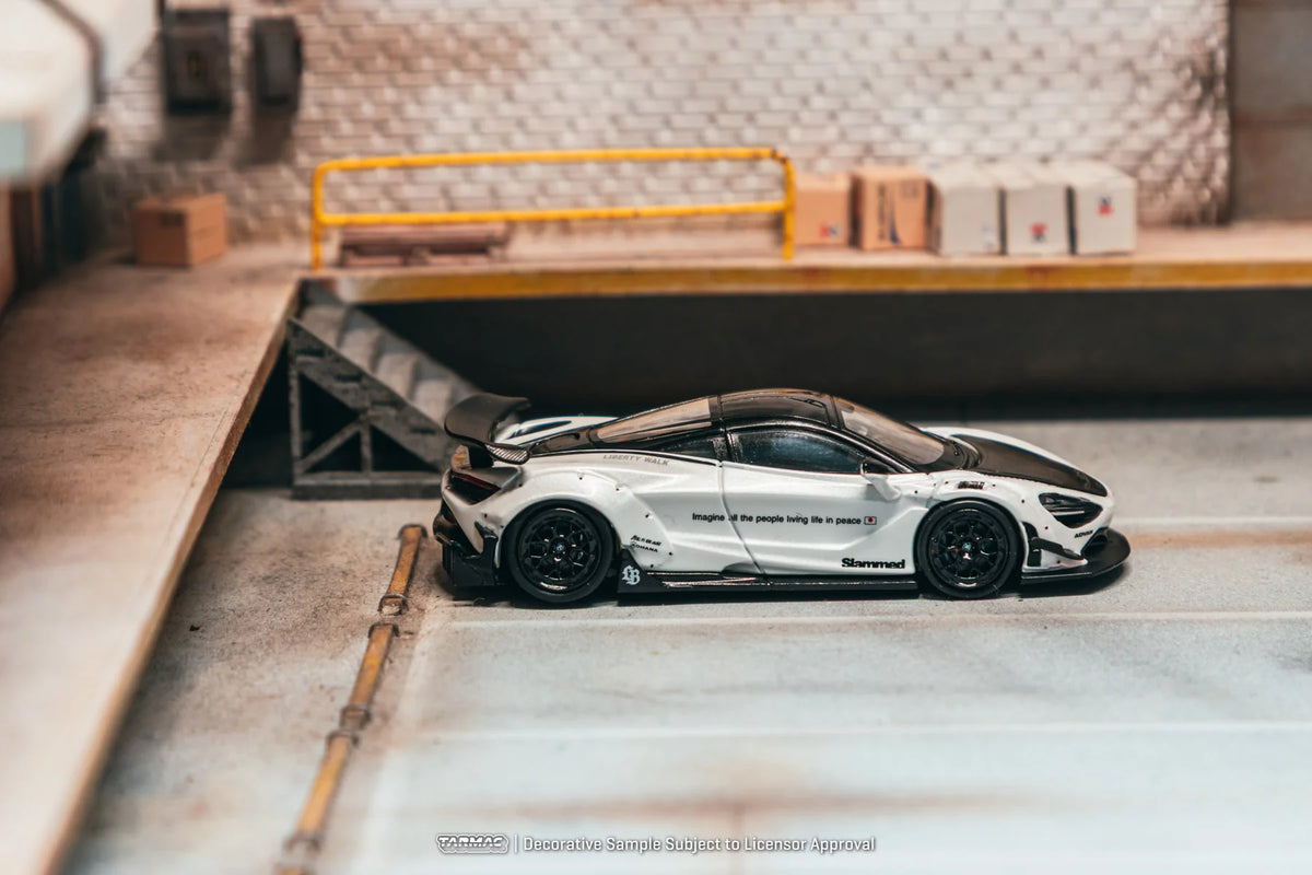 (COMING SOON)  TARMAC COLLAB64 1/64 LB-WORKS 720S White T64-106-WH