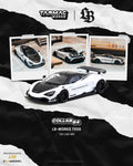 (COMING SOON)  TARMAC COLLAB64 1/64 LB-WORKS 720S White T64-106-WH