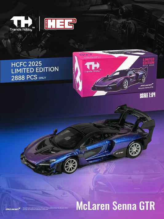 [Preorder] Trends Hobby 1:64 McLaren Senna GTR HCFC Exhibition Limited Edition (2 Verison)
