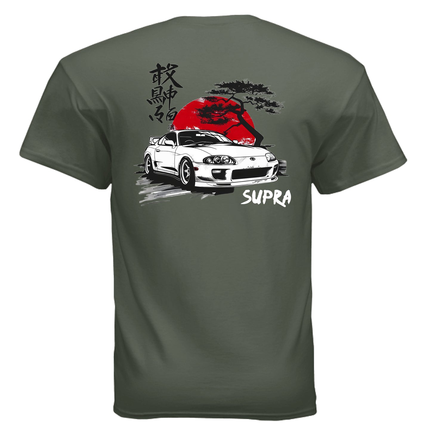 MILITARY GREEN - BACK