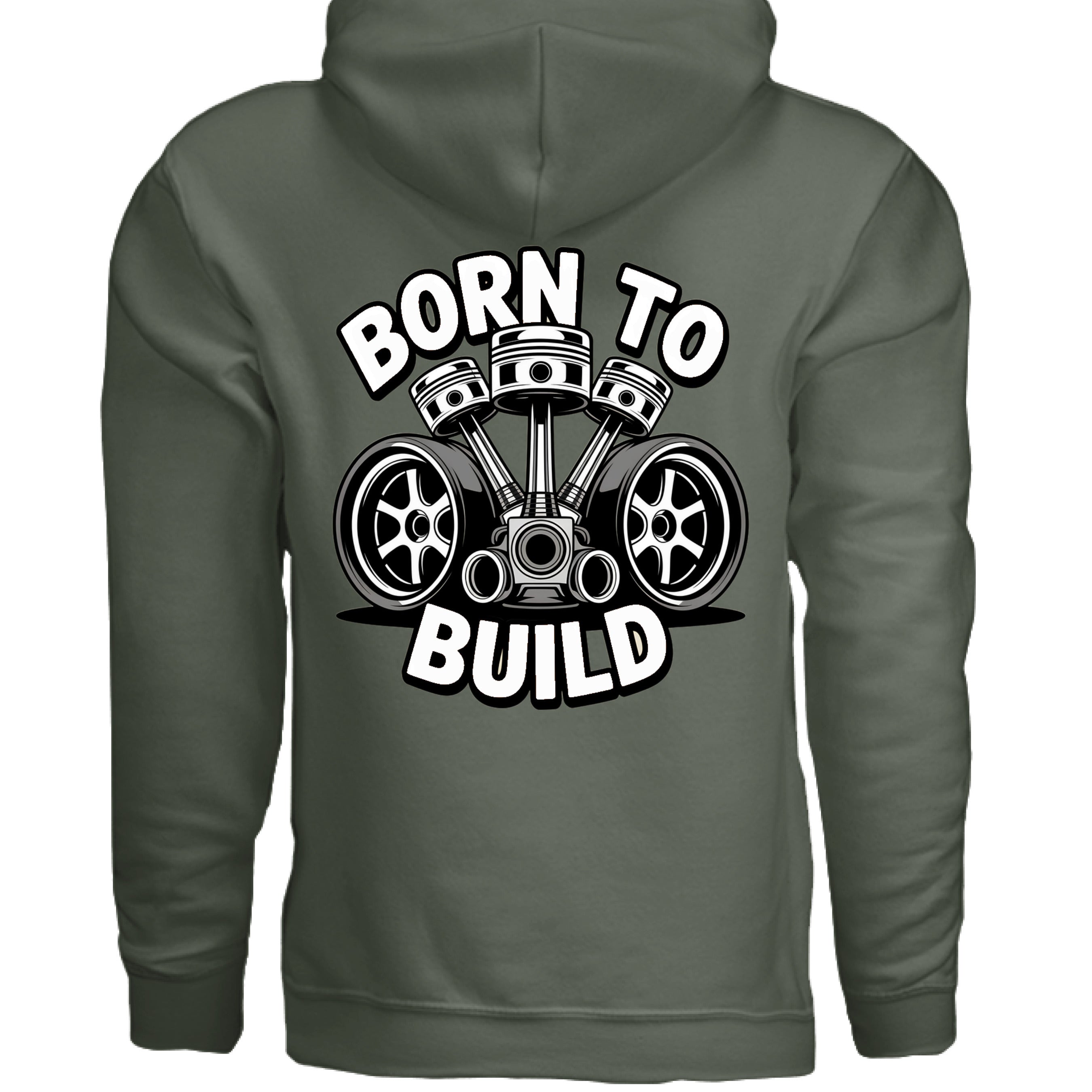 MILITARY GREEN - BACK