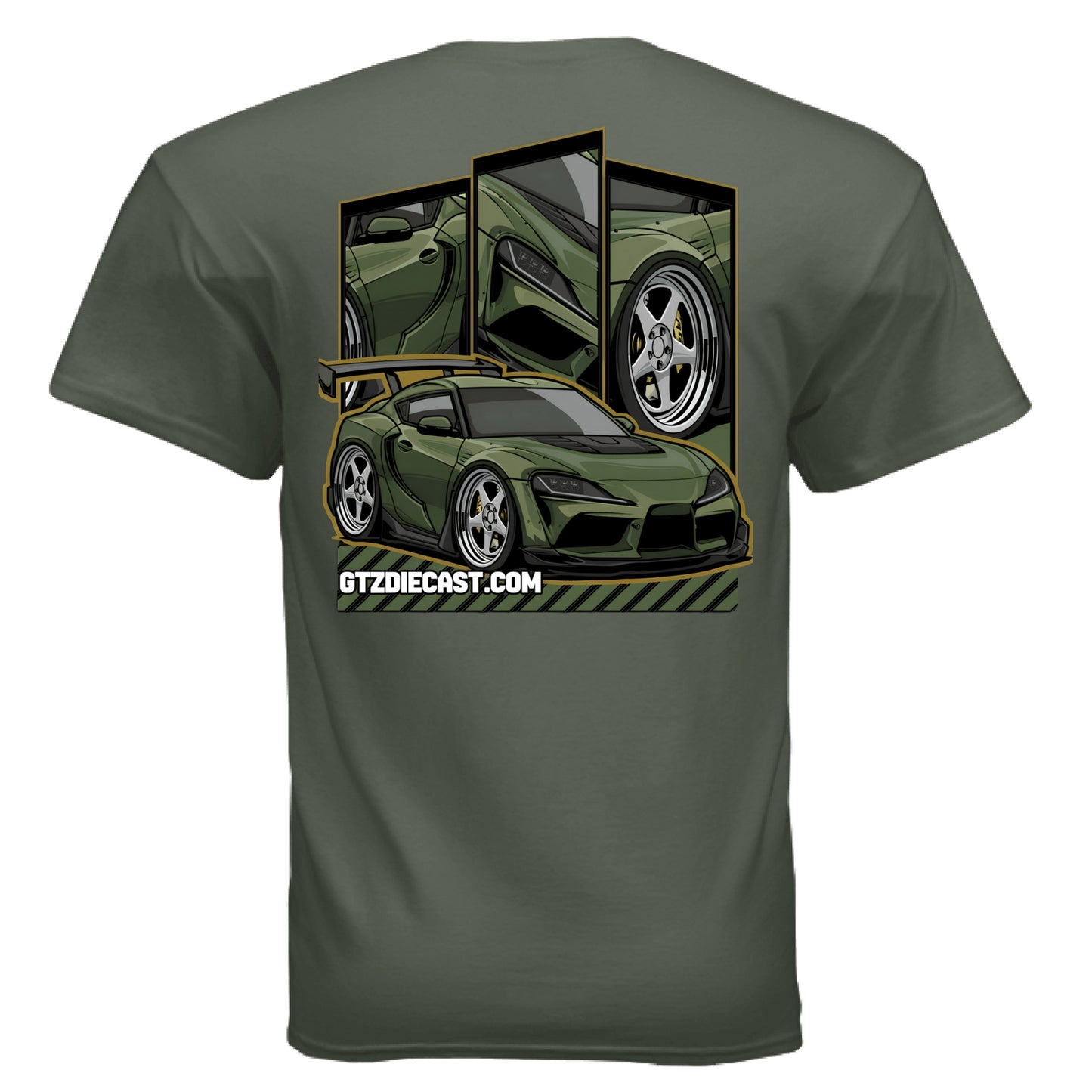 MILITARY GREEN - BACK