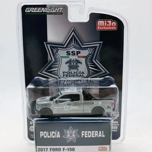 Green Light / Ford F 150 2017 Policia Federal Plata RARE TO FIND