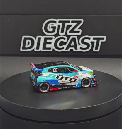 Pop Race Pandem Toyota GR Yaris Auto Finesse Blue White 012 Enigma Exclusive