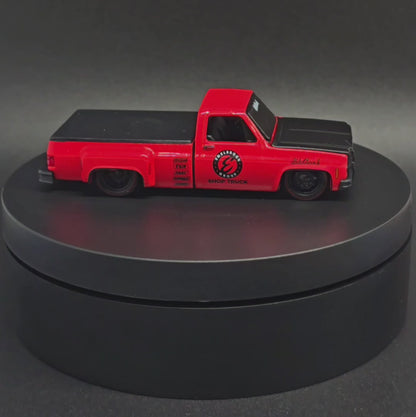 M2 Machines 1:64 1978 Chevrolet Cheyenne Super 30 Custom EDELBROCK – Red – MiJo Exclusives Limited Edition