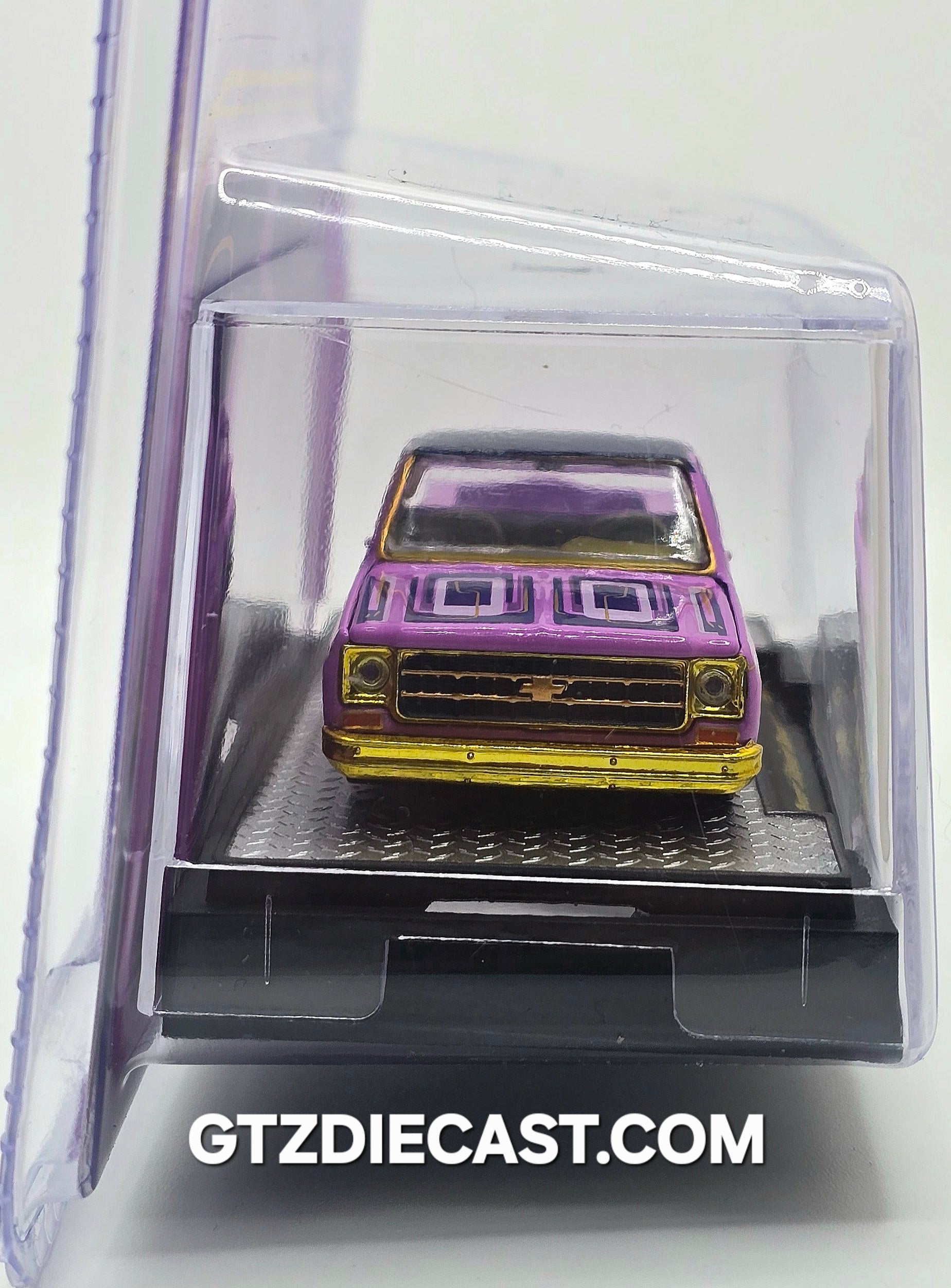 M2 Machines 1:64 1978 Chevrolet Silverado Stepside Lowriders Purple **CHASE**