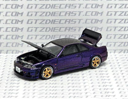 Pop Race Skyline GT-R R33 Purple PR64-256