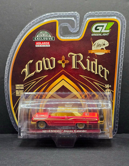 Greenlight 1:64 1963 Chevrolet Impala Lowrider – Michael Heralda Special Edition – Hobby Exclusive – M. Red