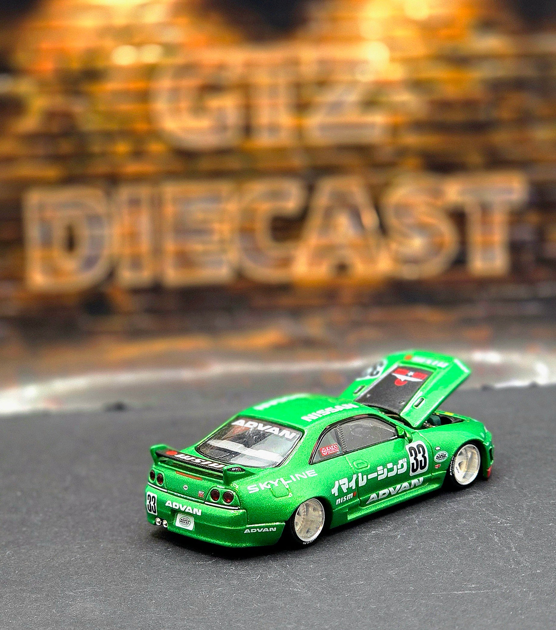 Kaido House //150 Nissan Skyline R33 Green
